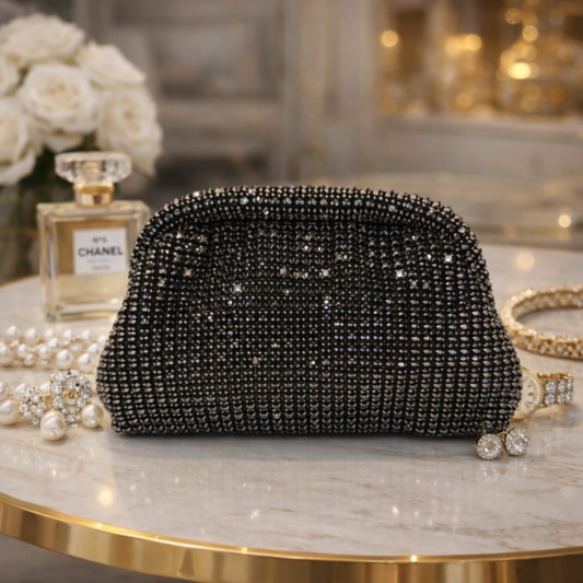 Celeste Crystal Clutch
