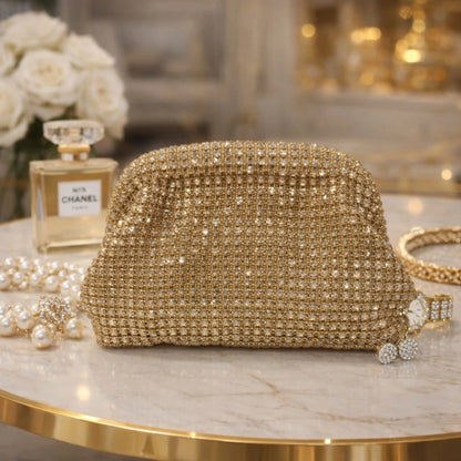 Celeste Crystal Clutch