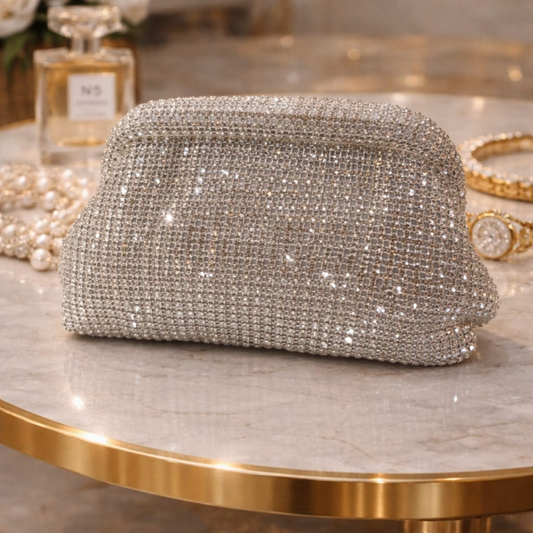 Celeste Crystal Clutch